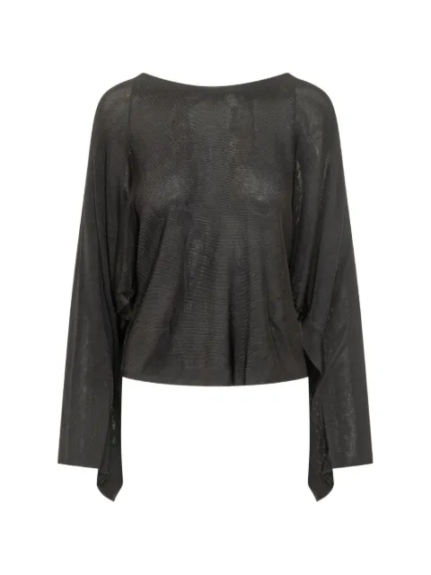 Ba&Sh Sara chain-link draped-back sweater