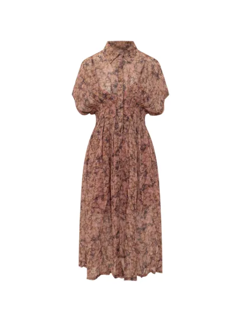 Ba&Sh Adena floral-print midi dress