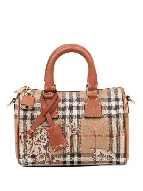 Burberry Check-pattern tote bag