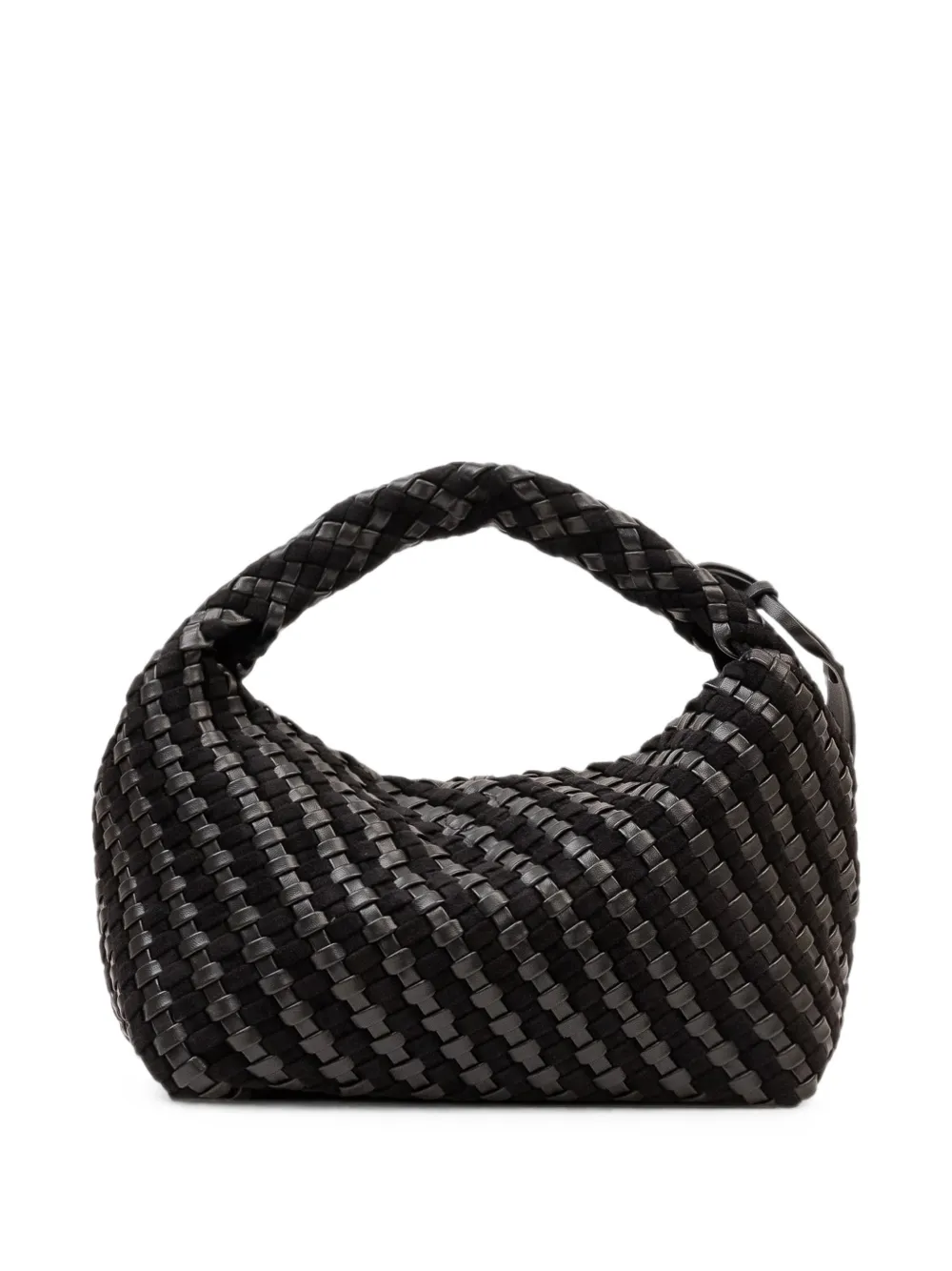 GIANNI CHIARINI Aurelie geweven shopper Zwart