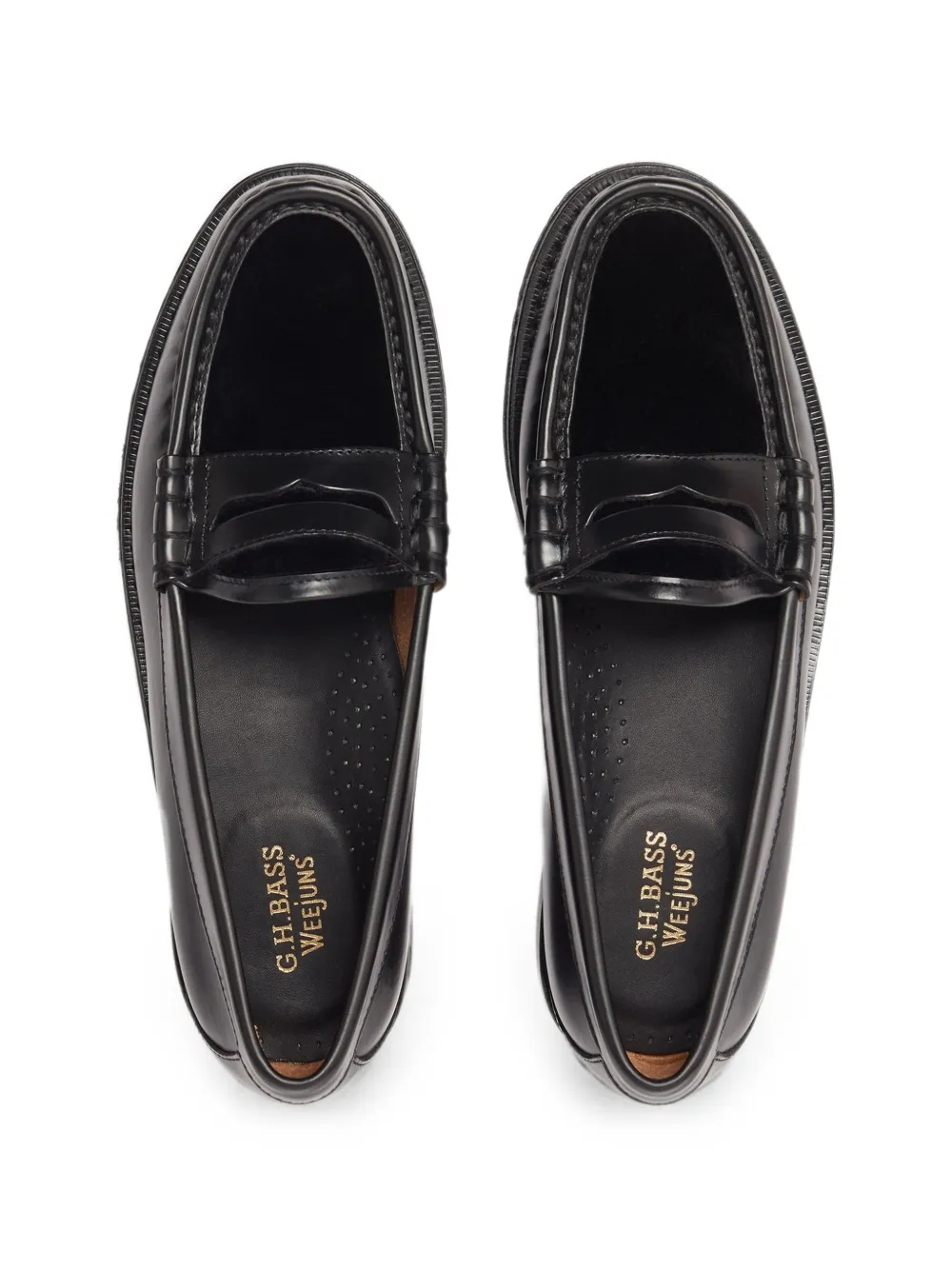 G.H.Bass Weejuns Lincoln snaffle loafers Zwart
