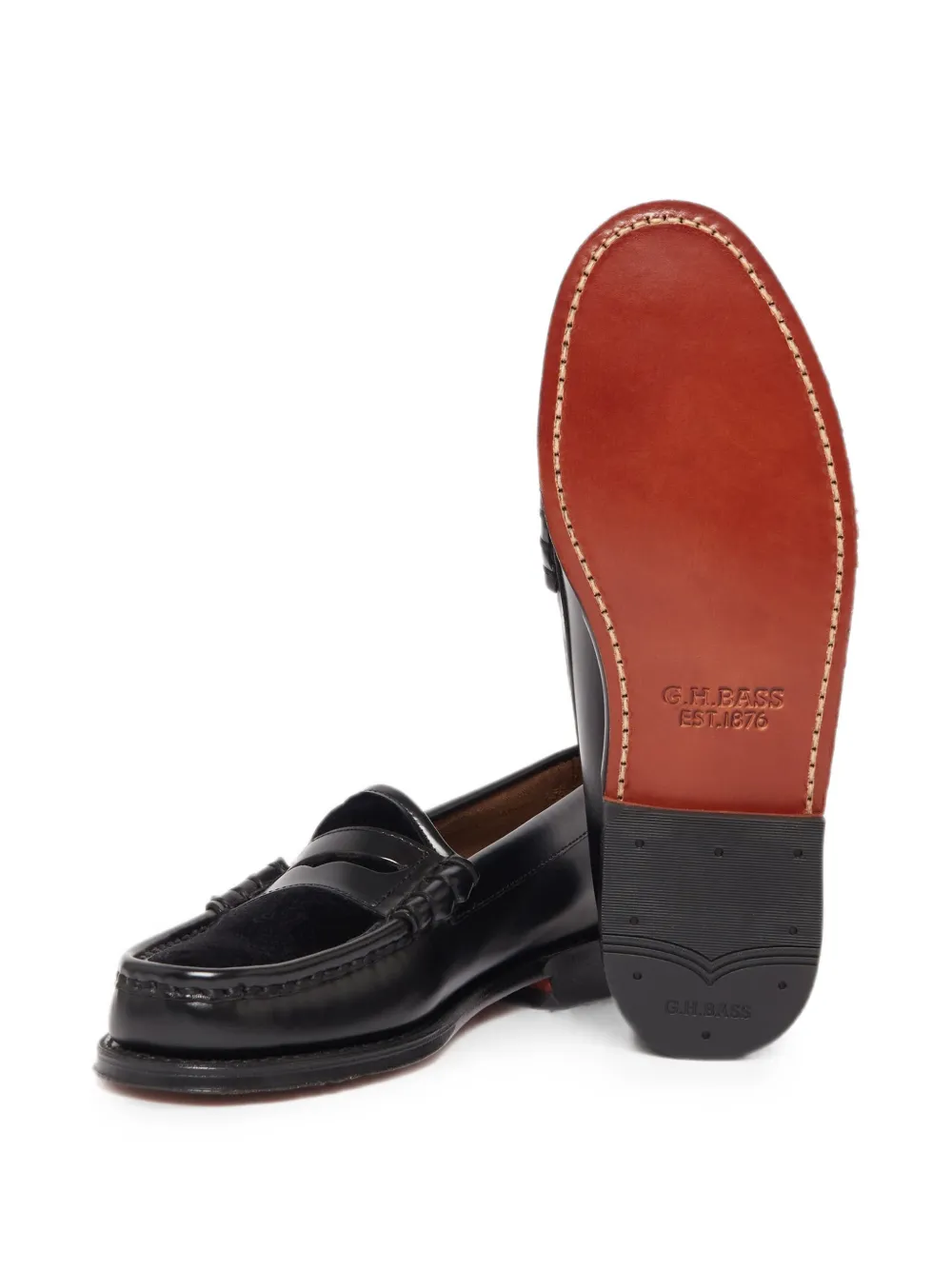 G.H.Bass Weejuns Lincoln snaffle loafers Zwart