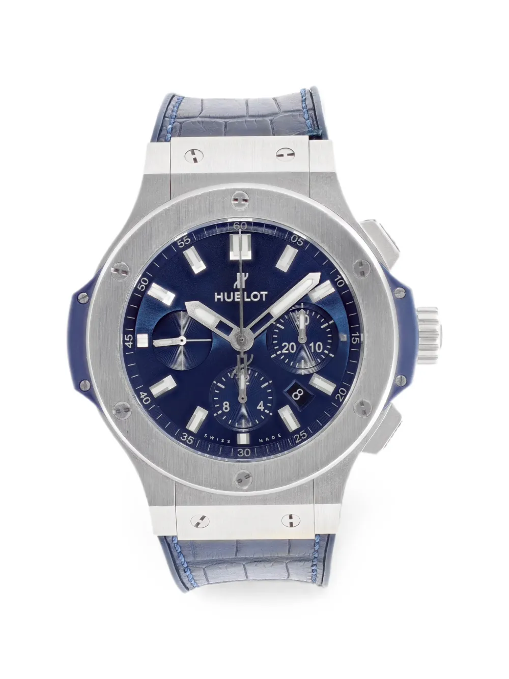 Hublot Big Bang 44mm stainless steel watch - Blau