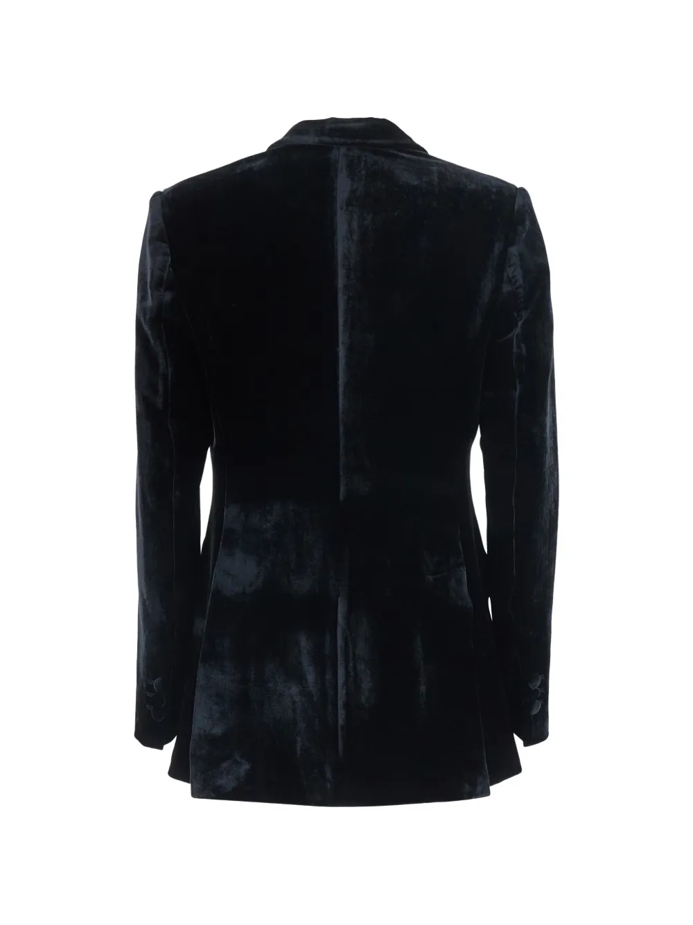 P.a.r.o.s.h Double-breasted Long-sleeve Blazer In Black