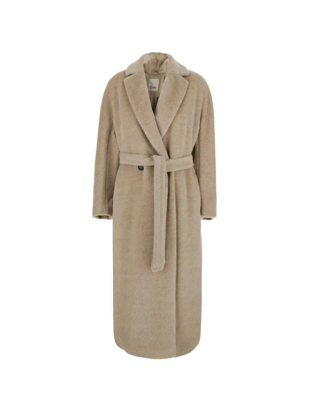 'S Max Mara belted brushed-finish coat