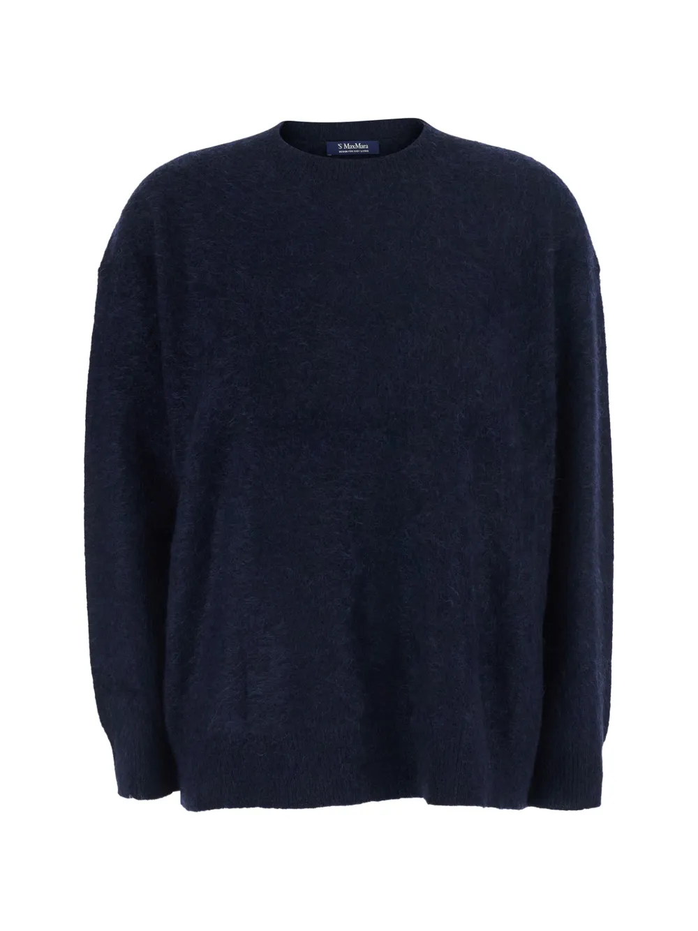 'S Max Mara scarf-detail knitted sweater - Blu