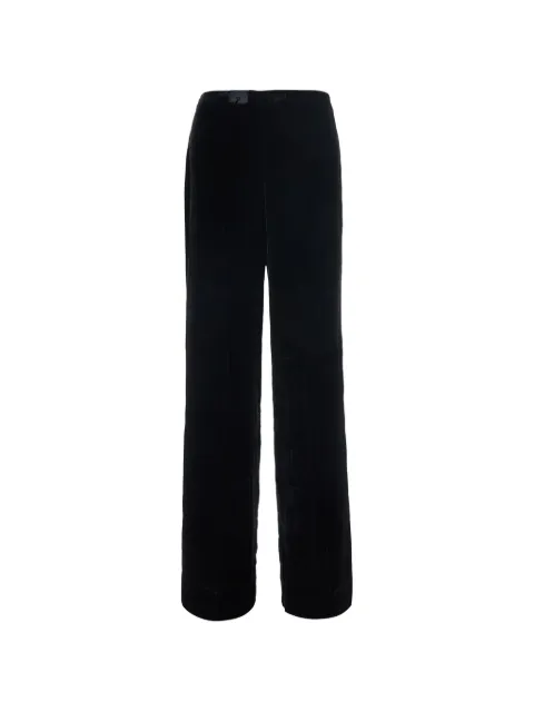 P.A.R.O.S.H. velvet wide-leg trousers