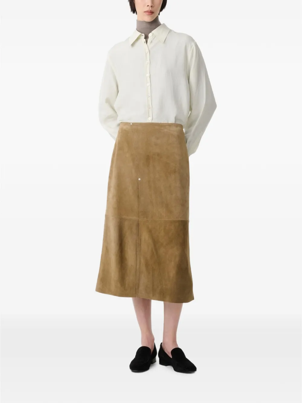 Studio Nicholson Torin blouse Wit