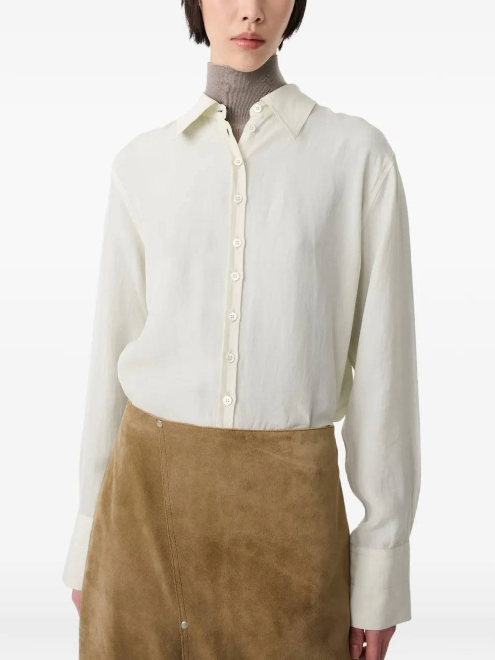 Studio Nicholson Torin blouse Wit