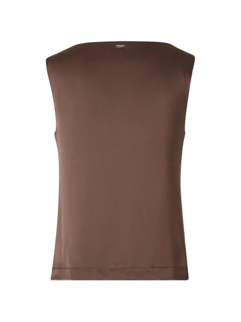 Herno Blouse met V-hals Bruin