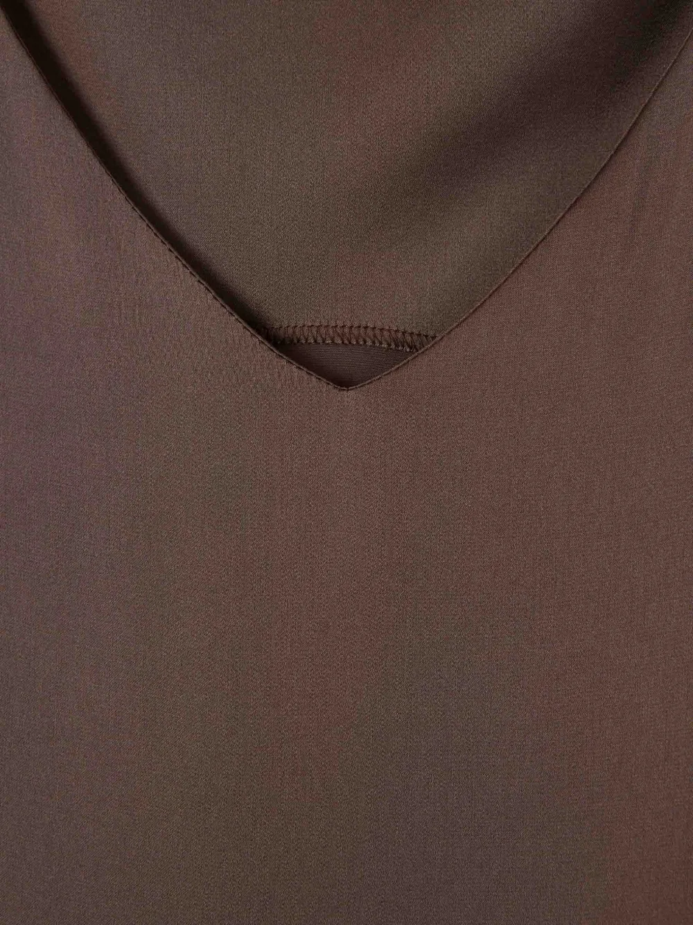 Herno Blouse met V-hals Bruin