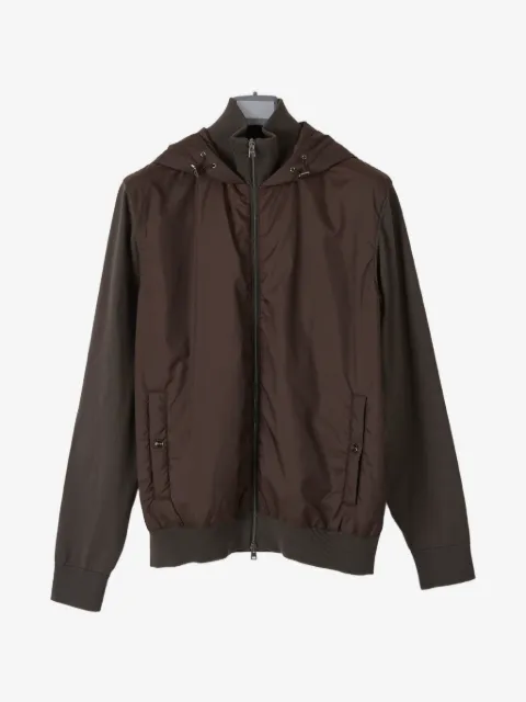 Herno hooded panelled jacket