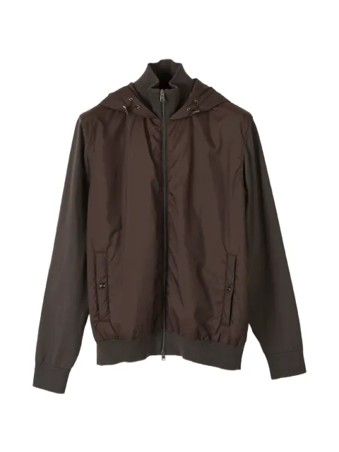 Herno hooded panelled jacket
