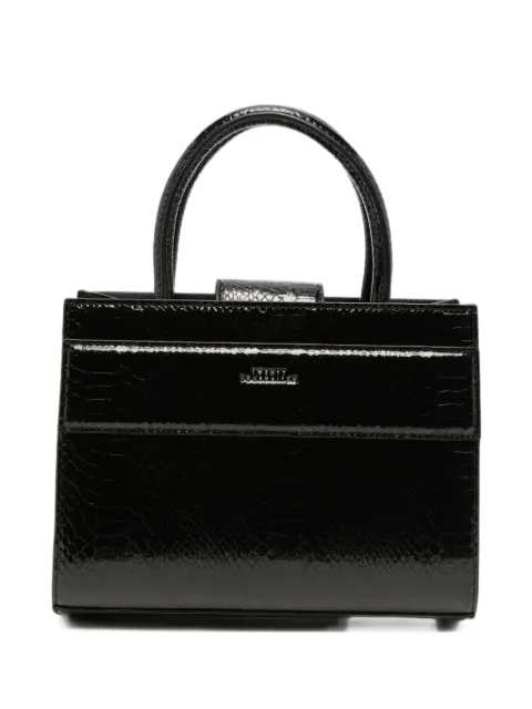 TWENTY FOURHAITCH Serene python-effect patent tote bag