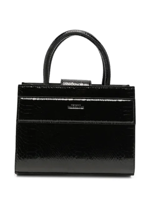 TWENTY FOURHAITCH Serene python-effect patent tote bag