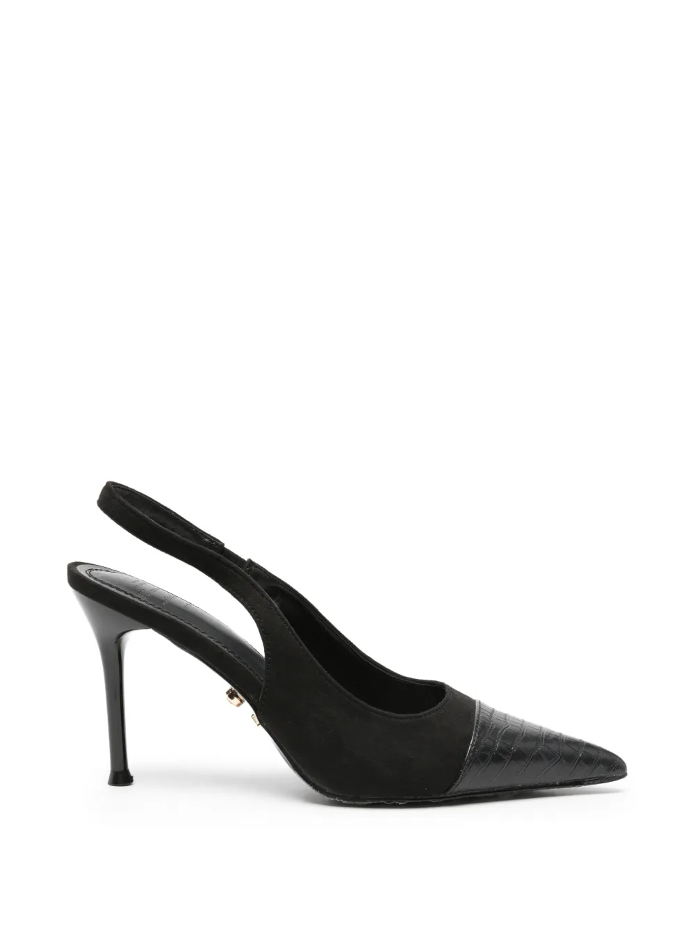 TWENTY FOURHAITCH Varne croc-effect pointed-toe pumps