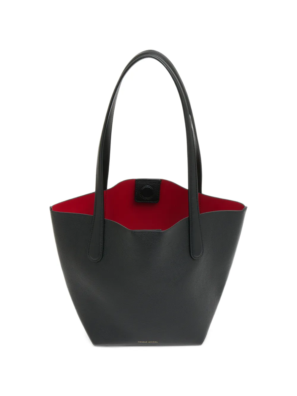 Mansur Gavriel Small Everyday Soft leather tote bag Zwart