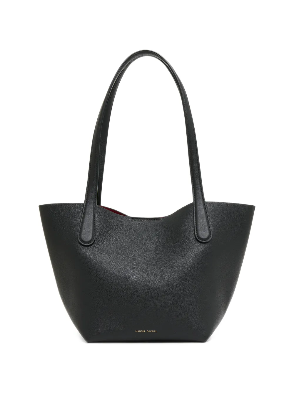 Mansur Gavriel Small Everyday Soft leather tote bag Zwart