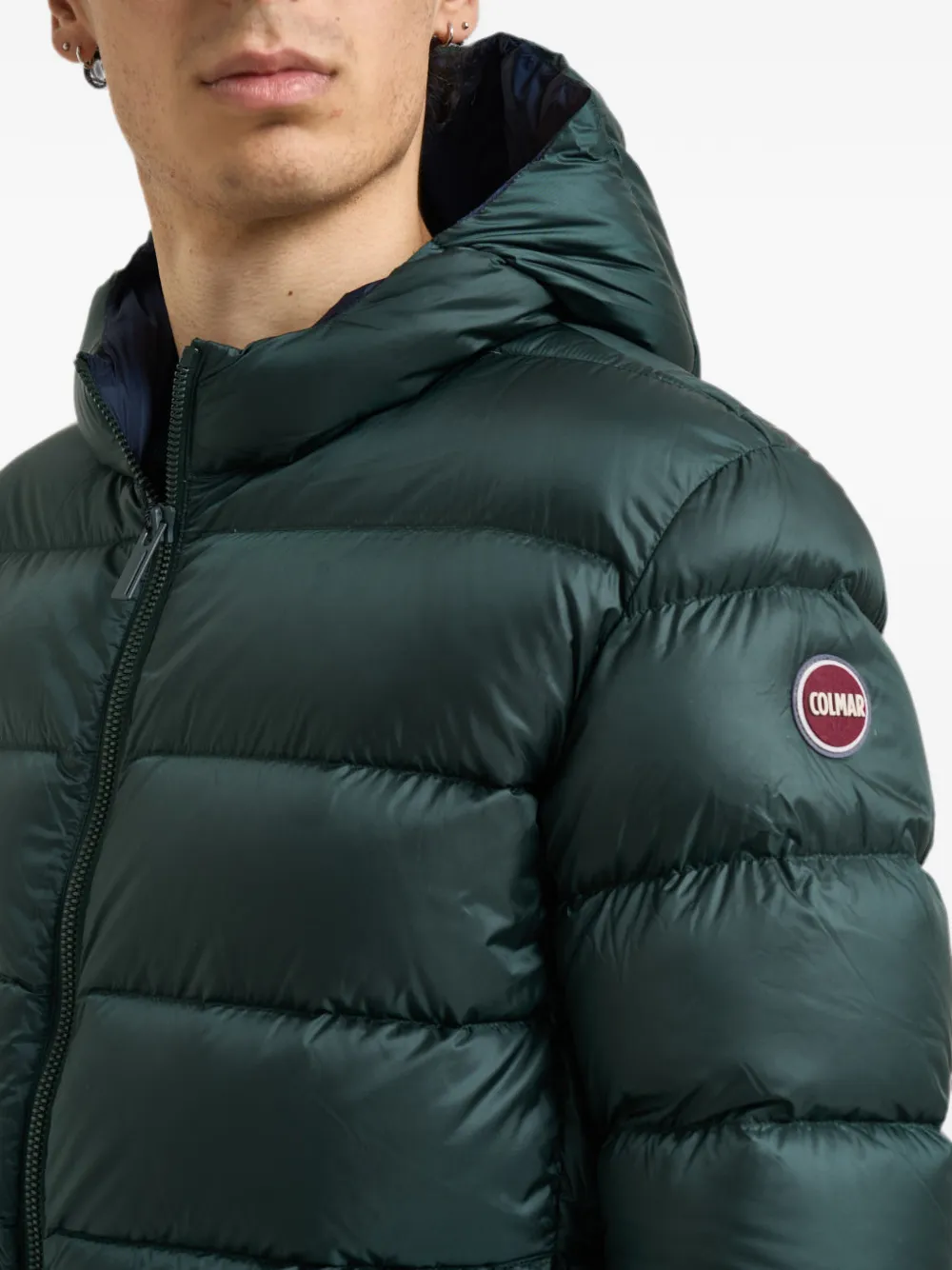 Colmar Gevoerd jack met capuchon Groen