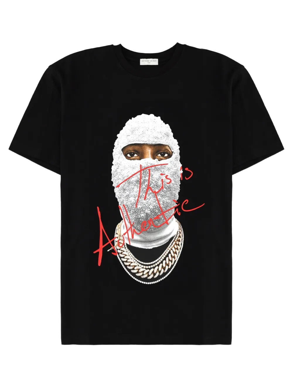 Ih Nom Uh Nit This Is Authentic T-shirt met grafische print Zwart
