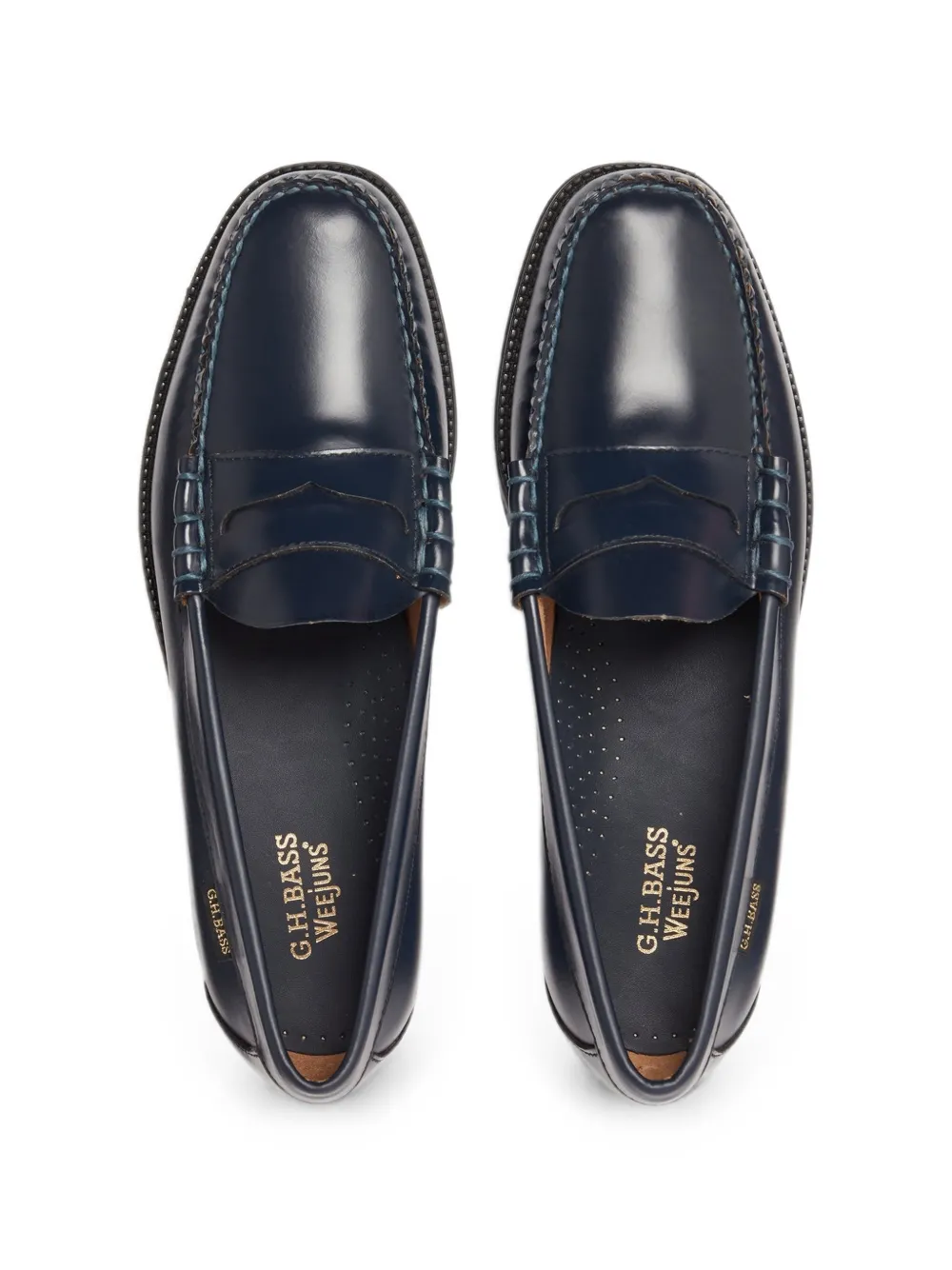 G.H.Bass Weejuns Larson Flag loafers Blauw