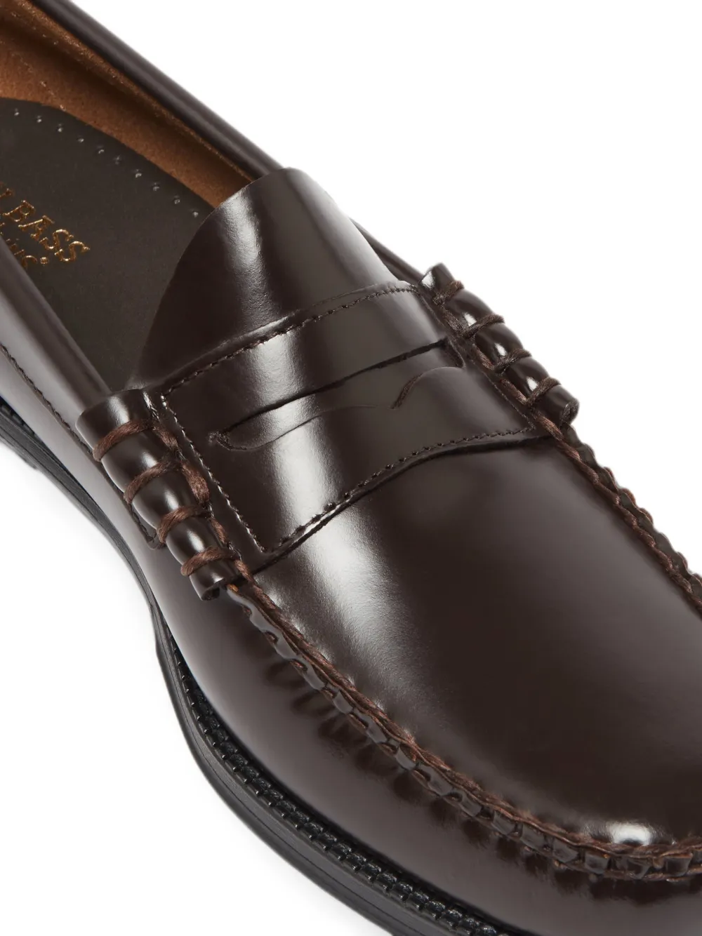 G.H.Bass Larson Flag leather loafers Bruin