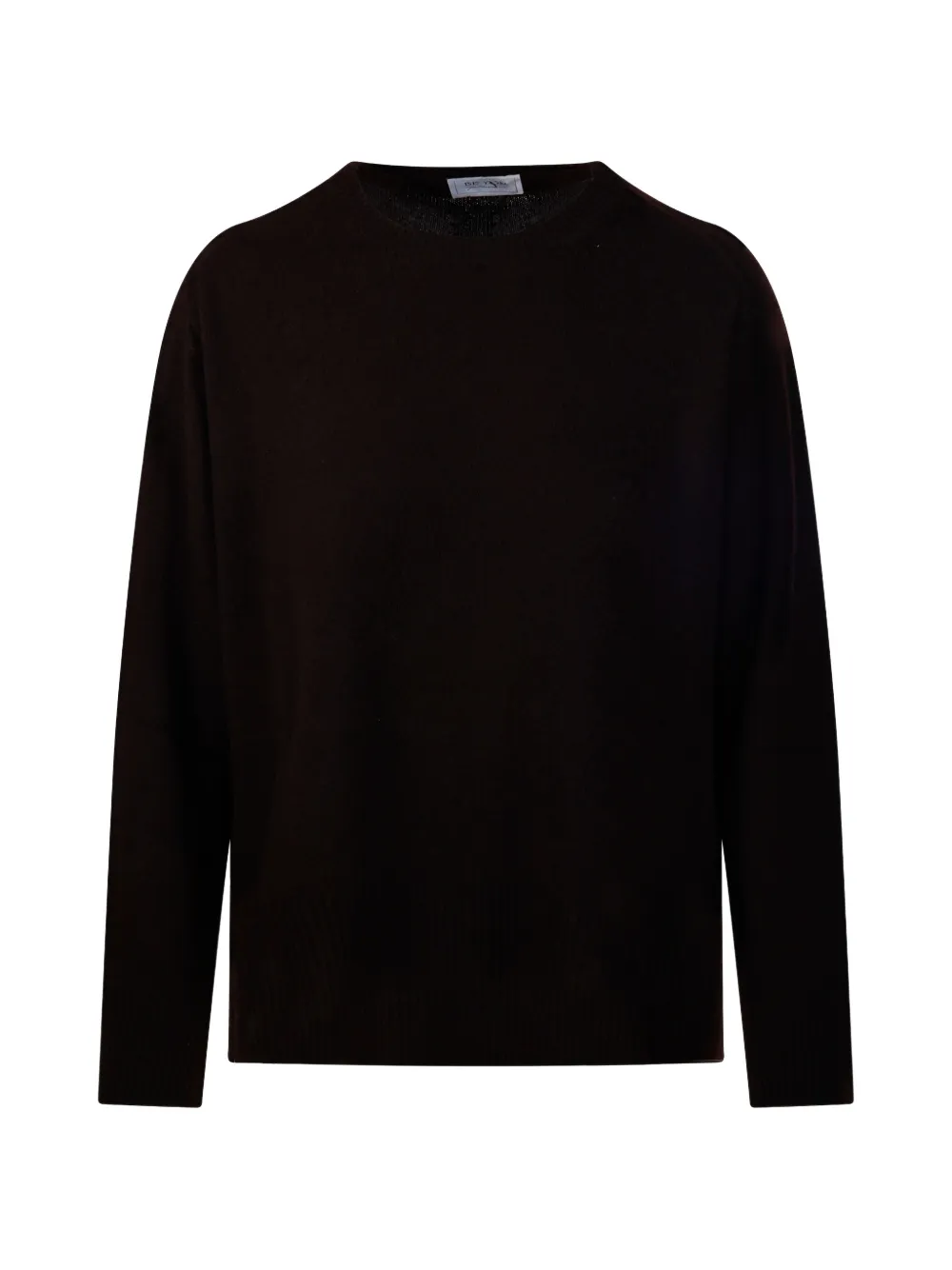 BeYou crew-neck ribbed-trim sweater - Braun