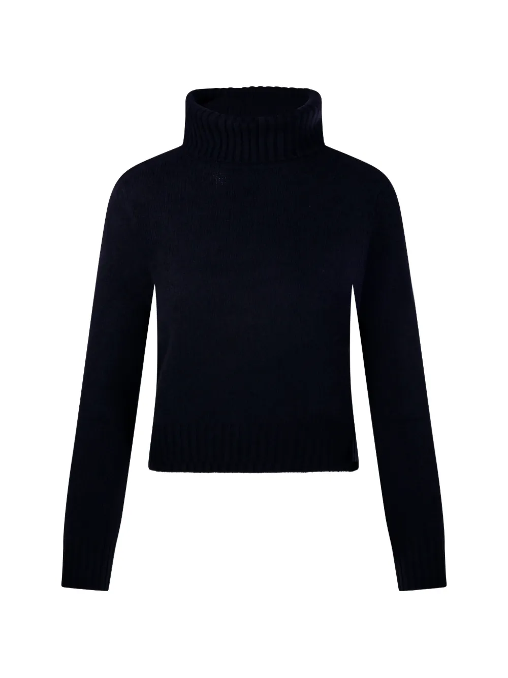 BeYou roll-neck ribbed-trim sweater - Blu
