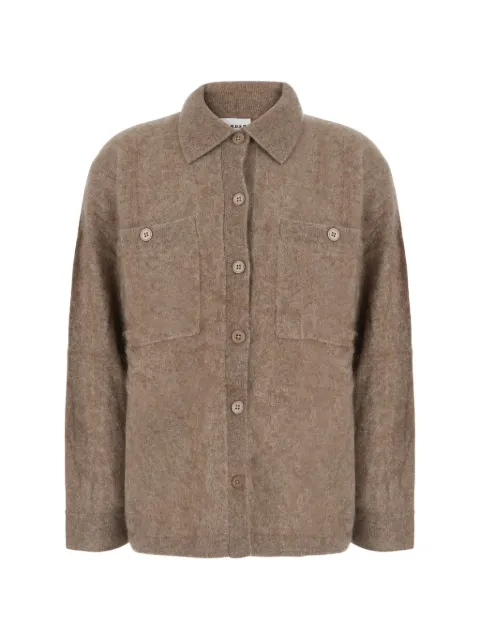 P.A.R.O.S.H. button-up patch-pocket sweater