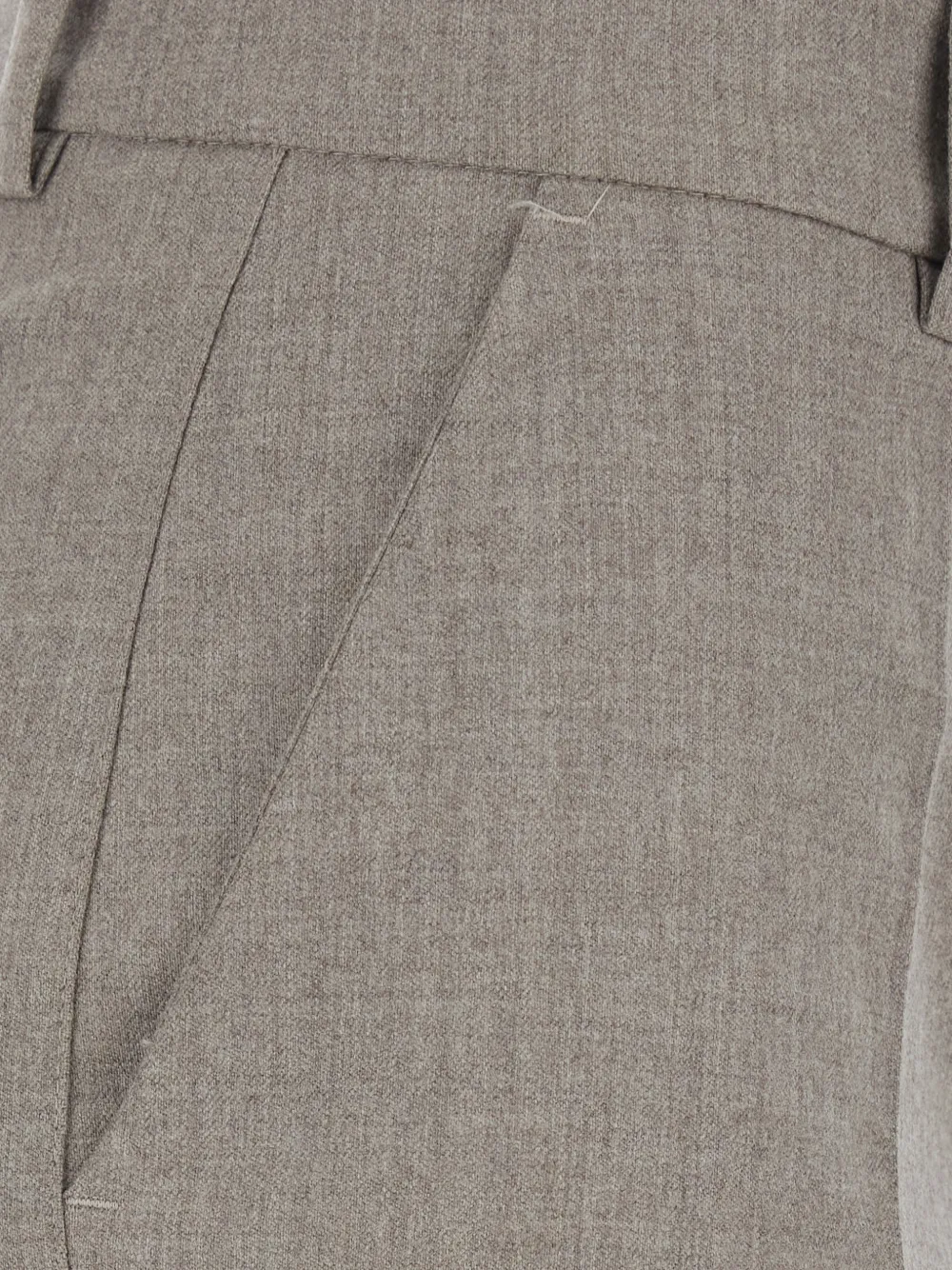 P.A.R.O.S.H. Straight broek met riemlussen Beige