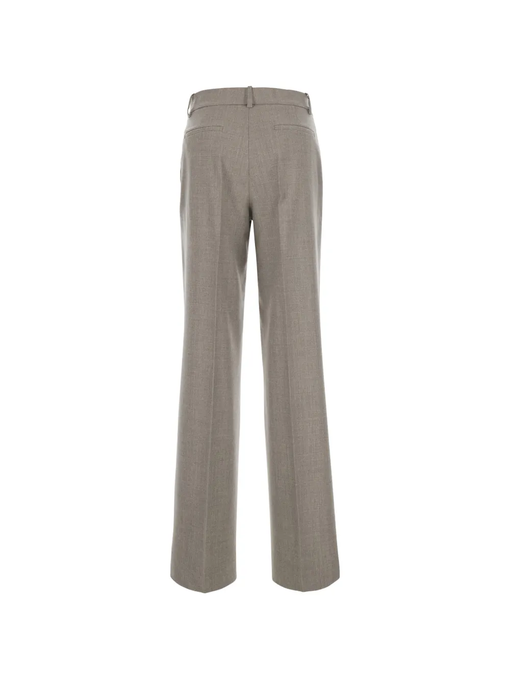 P.A.R.O.S.H. Straight broek met riemlussen Beige