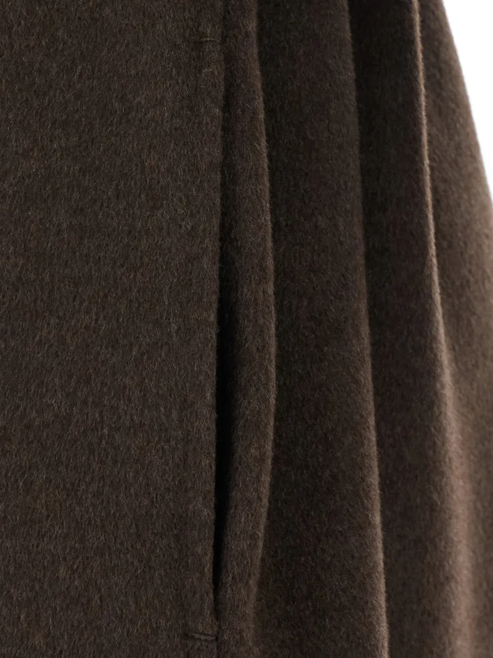 'S Max Mara Jas met gekerfde revers en ceintuur Bruin