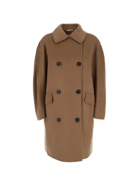 'S Max Mara abrigo de lana con doble botonadura