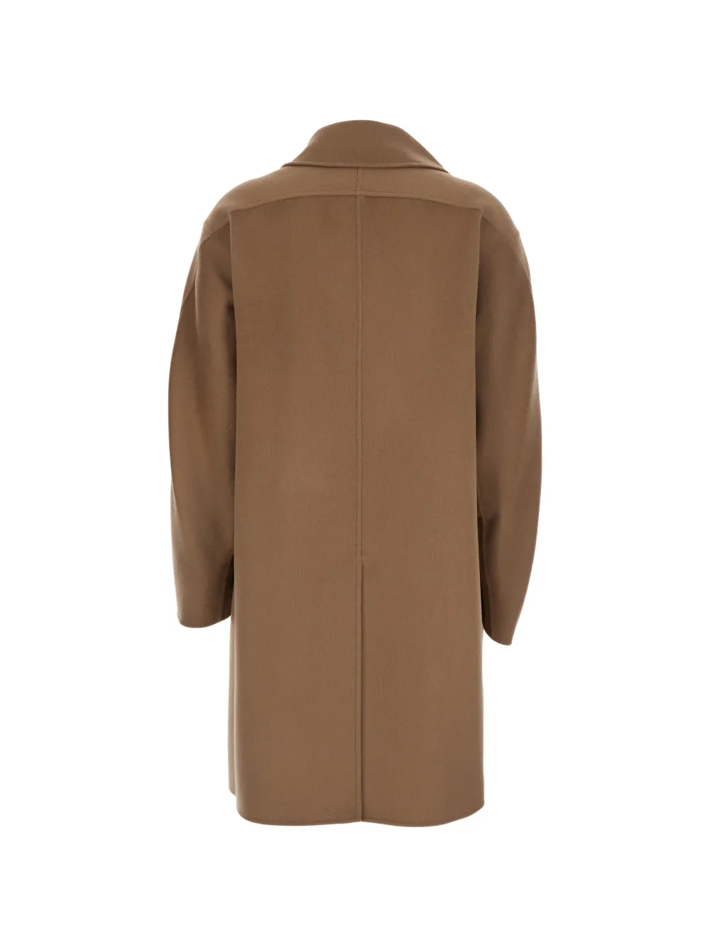 'S Max Mara Wollen jas met dubbele rij knopen Bruin