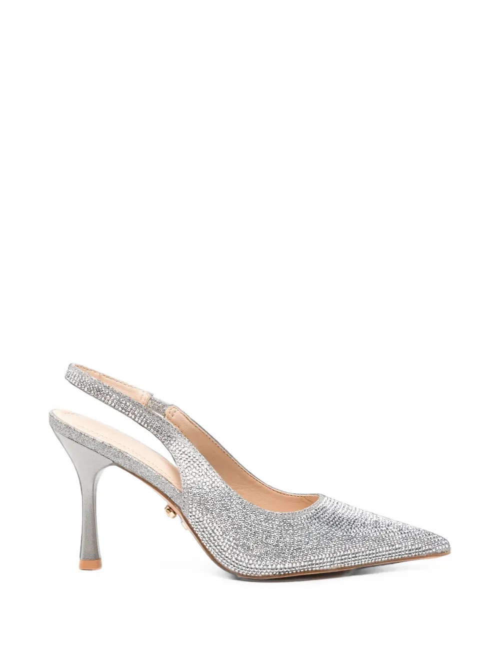 TWENTY FOURHAITCH Hivera crystal-embellished slingback pumps