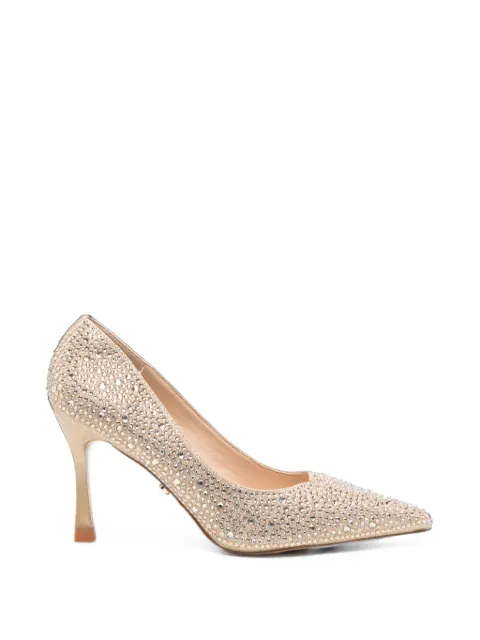 TWENTY FOURHAITCH Taylor crystal-embellished pointed-toe pumps