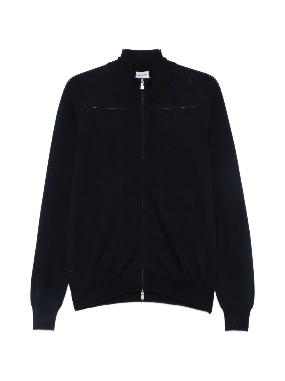 Gran Sasso zip-up high-neck jacket - Blau