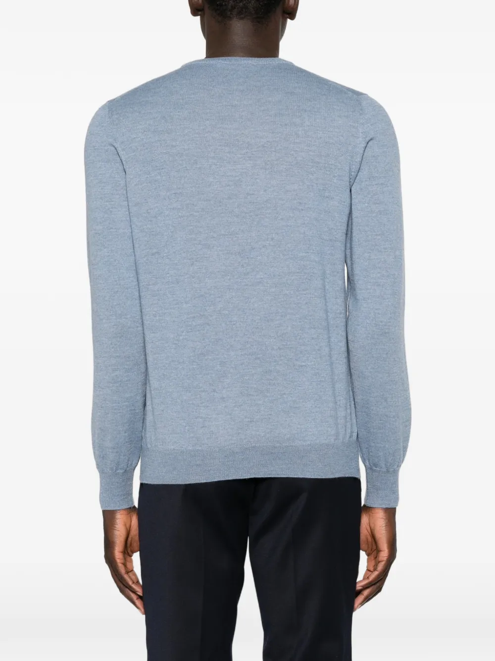 Gran Sasso Trui met hoge hals Blauw