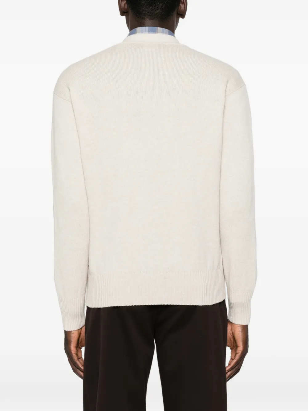 Gran Sasso Vest met V-hals Beige