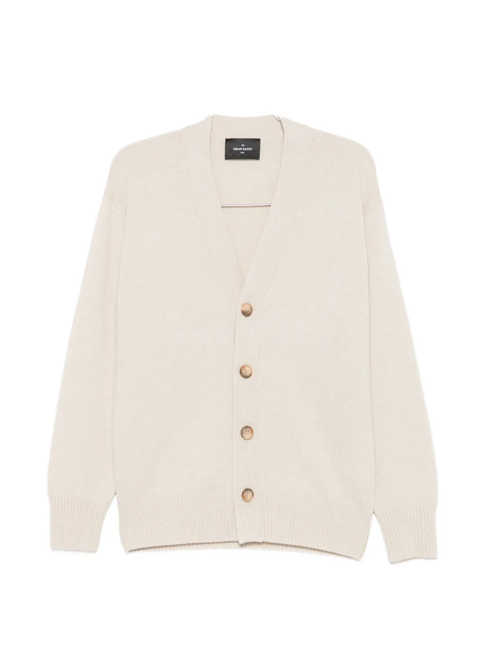 Gran Sasso button-up V-neck cardigan - Toni neutri