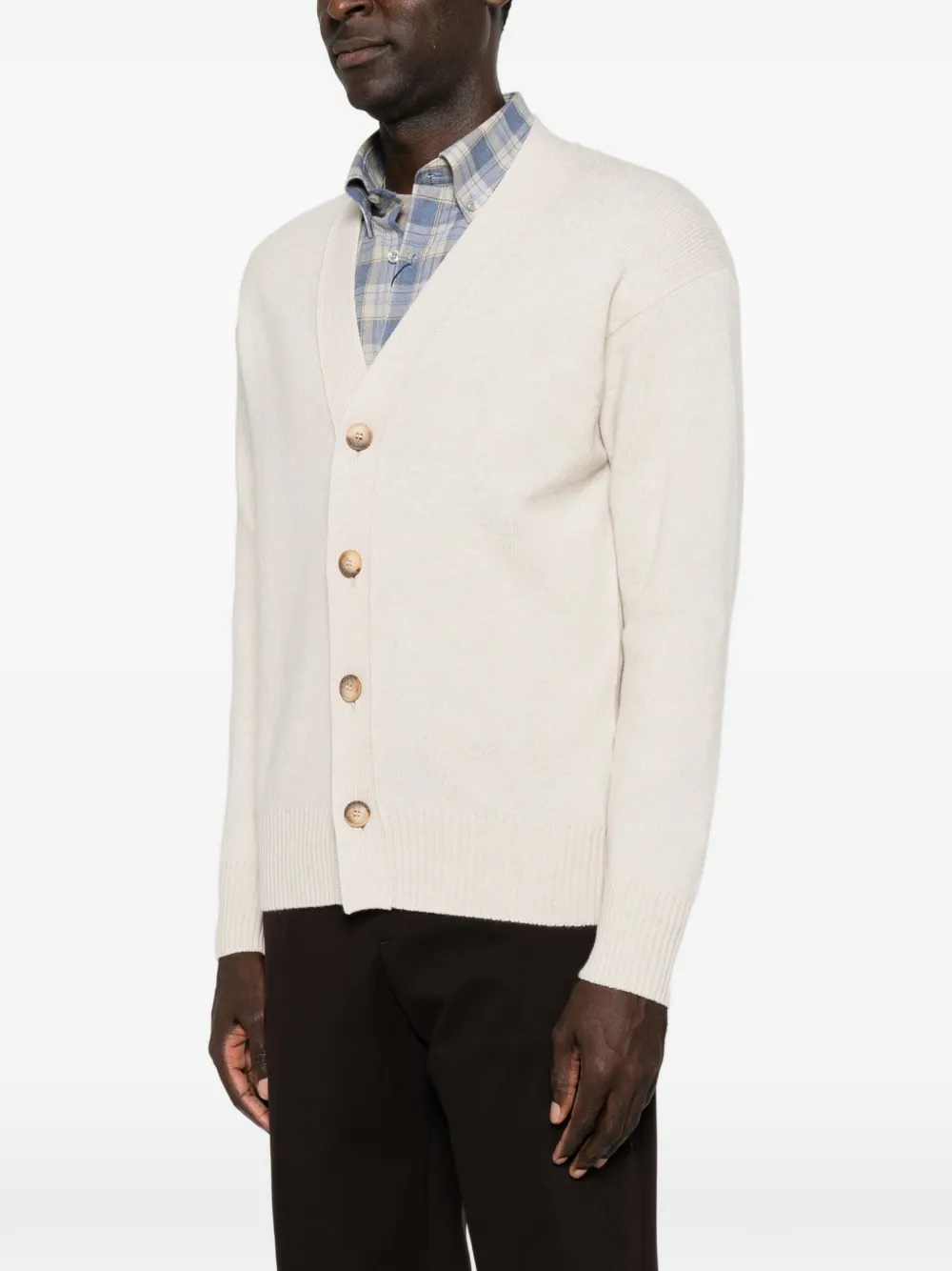 Gran Sasso Vest met V-hals Beige