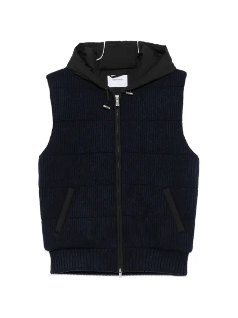 Gran Sasso quilted hooded gilet