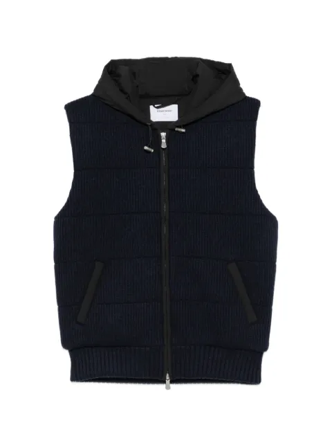 Gran Sasso quilted hooded gilet