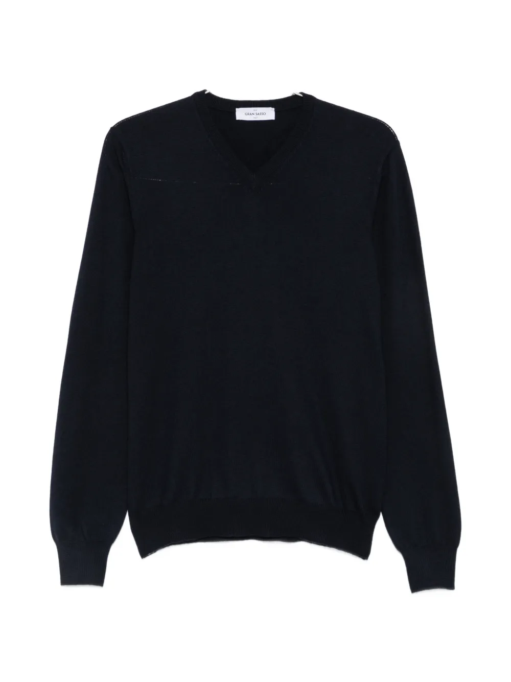Gran Sasso Pullover mit V-Ausschnitt - Blau