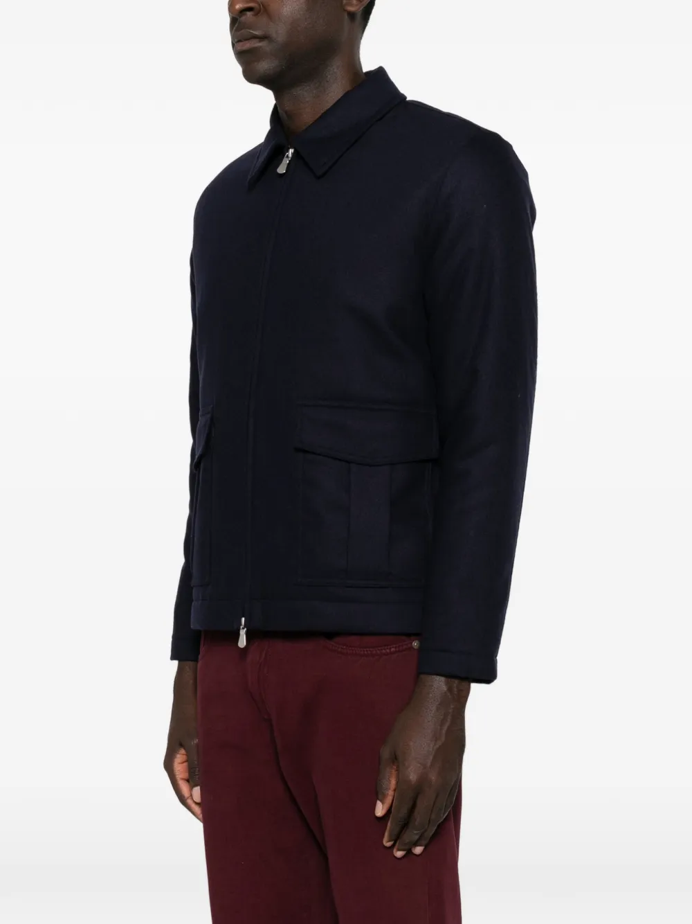 Gran Sasso Jack met klepzak en rits Blauw