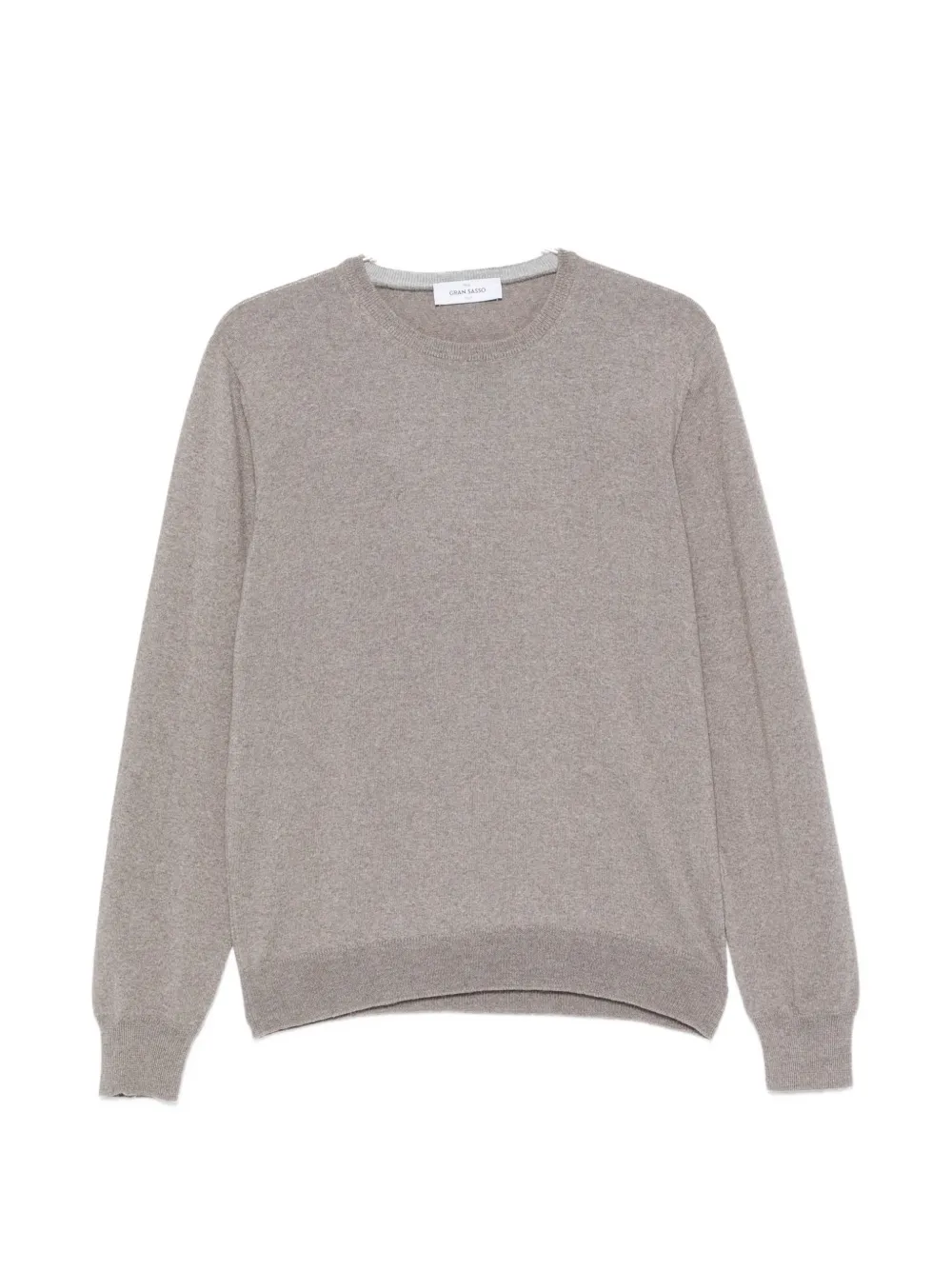 Gran Sasso Pullover mit rundem Ausschnitt - Grau