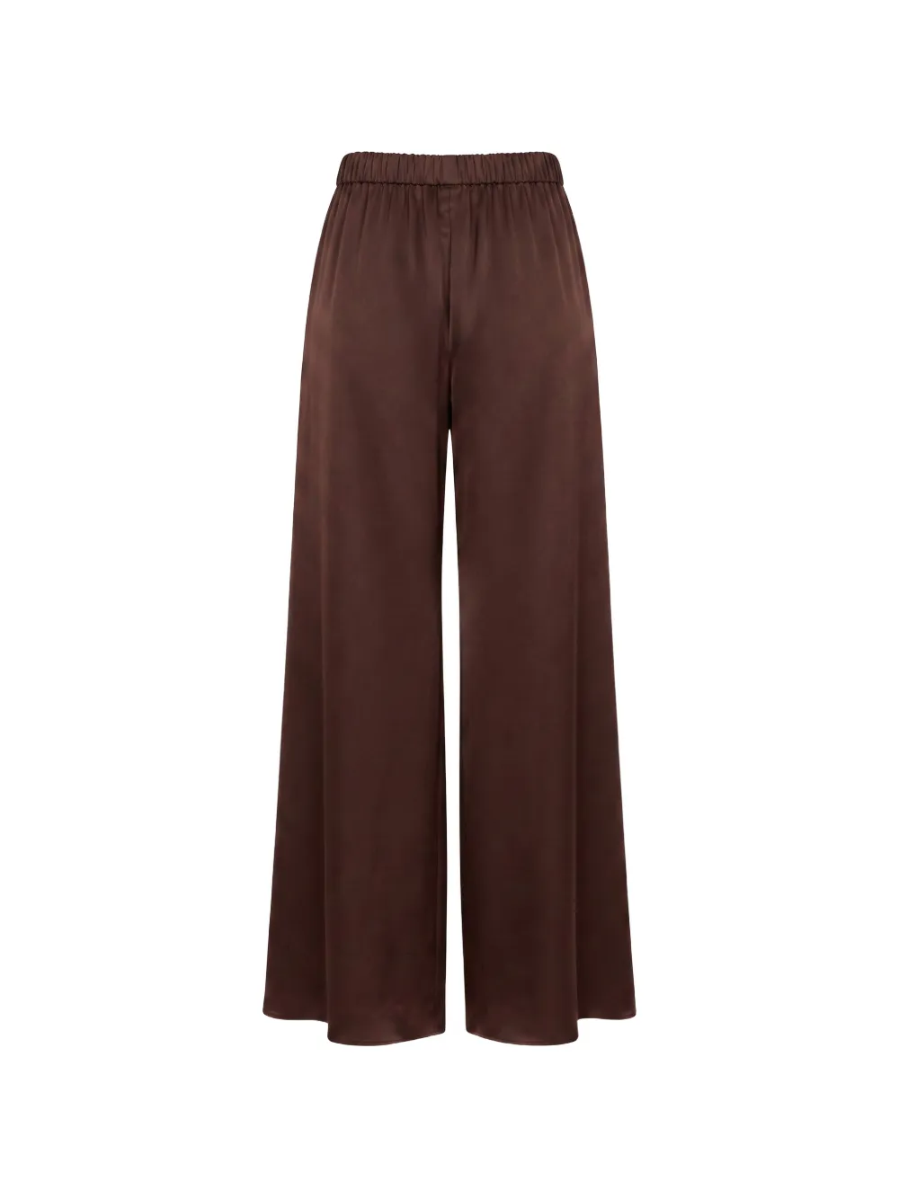 Peter Cohen Chute wide-leg silk trousers Bruin