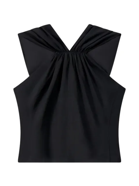 A.L.C. Elouise gathered-stretch blouse