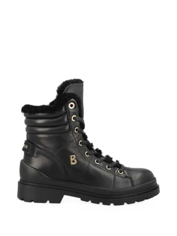 Bogner St.moritz Lace-up Combat Boots in Black