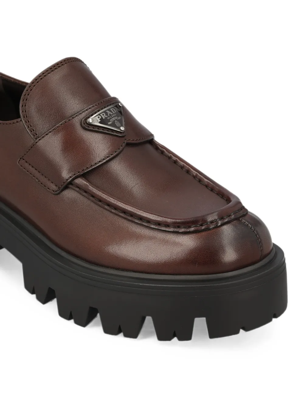 Prada leather loafers Bruin